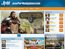 Tablet Screenshot of jeuxparnavigateur.com